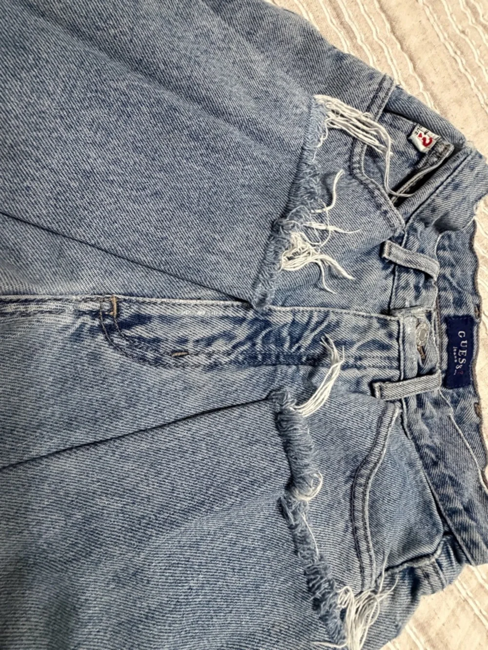 Guess? Vintage Light Wash Jeans with Triangle Patch‎